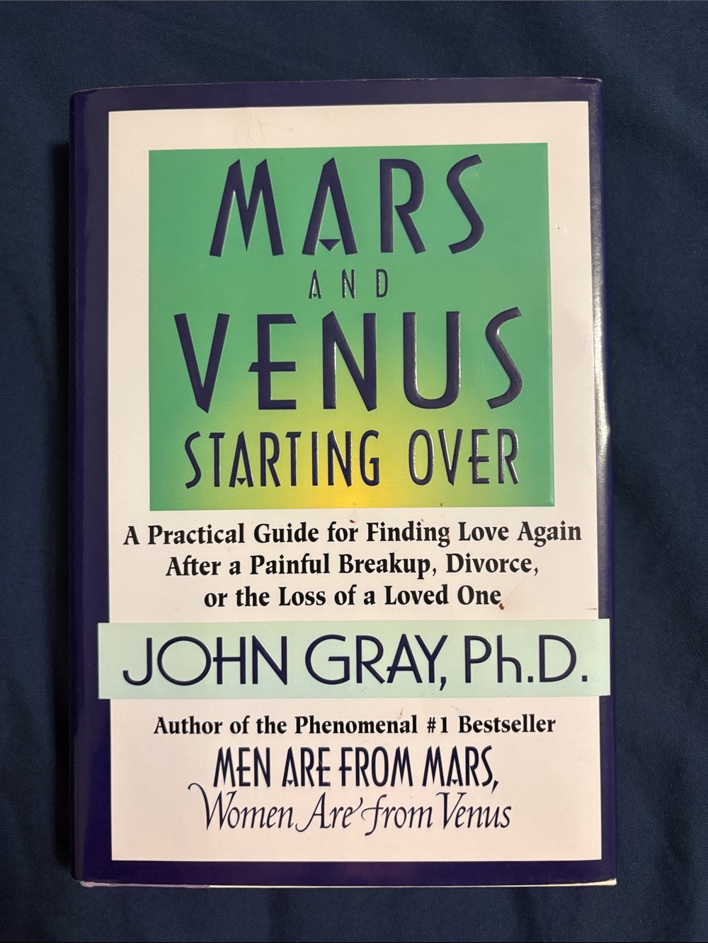 Mars and Venus Starting Over by John Gray - Green & Purple Cover